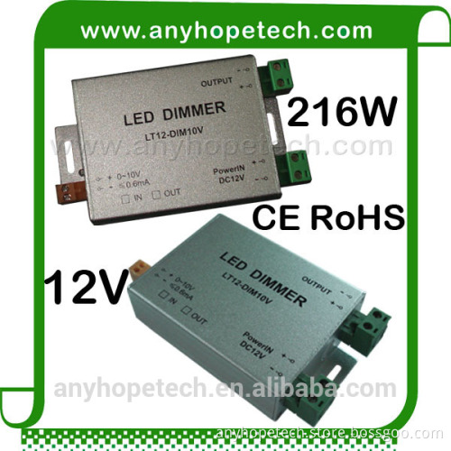 High Performance Output 1 Channel 18A 12v dimmer switch